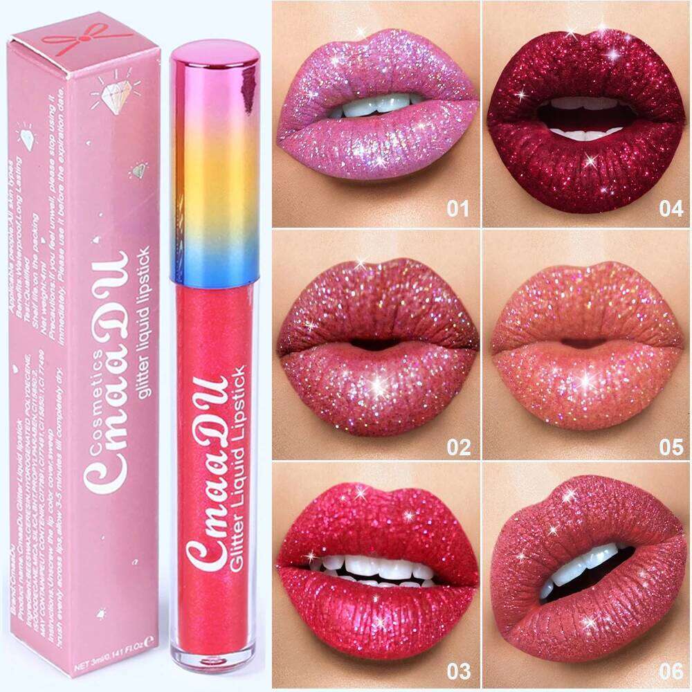 CmaaDu 1pcs Liquid Lipstick Lasting Lip Gloss Easy to Color Waterproof Non-stick Cup Does Not Fade Exquisite Gift X250720