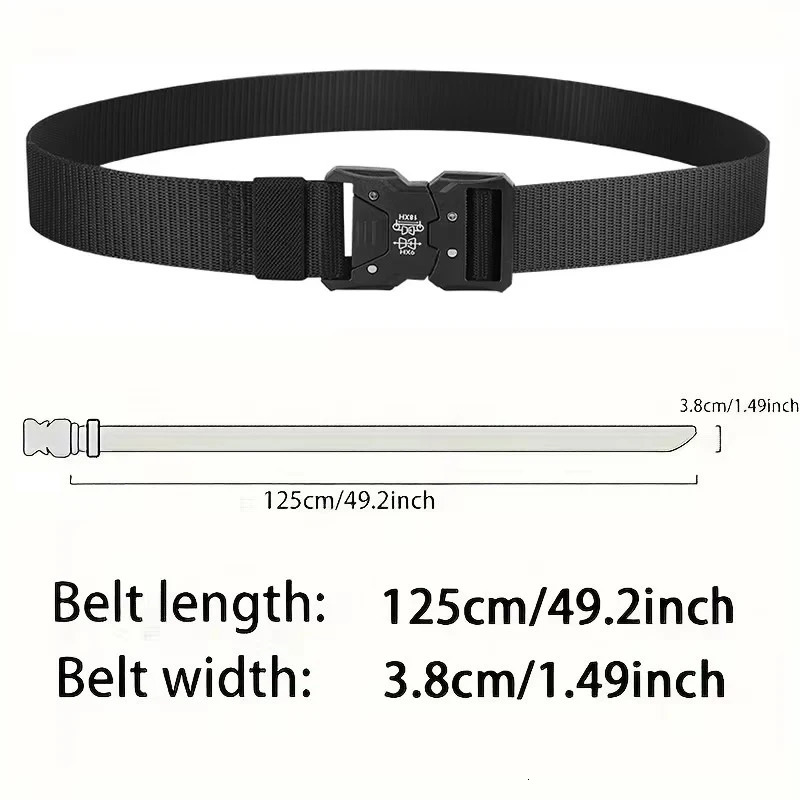 Tactical Waist Belt Multi Function Durable Automatic Buckle Perfect for Outdoor Adventures Unisex Accessories Men Women 250716