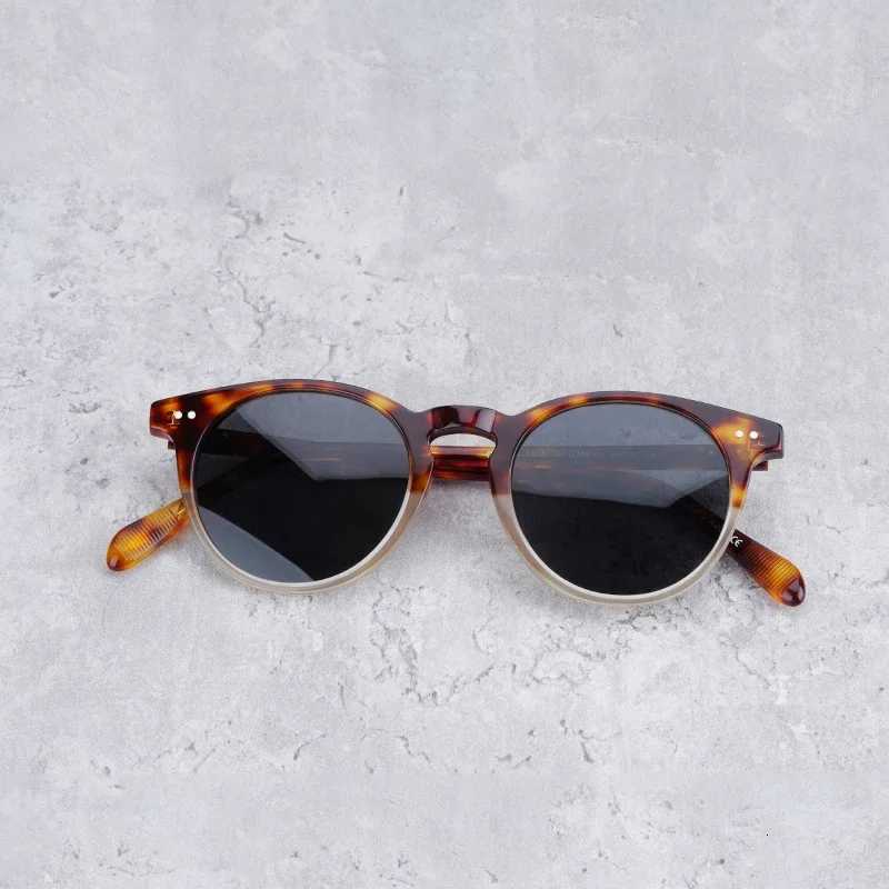 Gregory Peck Sunglasses Women Acetate Small Size Round Polarized Vintage Driving Glasses Designer Men Sunglasses OV5256 Y250719