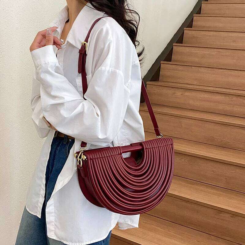 Designer Bag MOODS Evening Clutch Purses For Women Golden Noodle Half Moon Crossbody Bag Wedding Dinner Party Designer Handbags