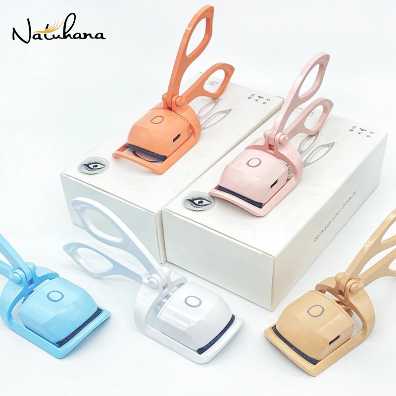 Rechargeable USB Portable Electric Heated Comb Perm Long Lasting Eyelashes Curls Thermal Eyelash Curler Makeup Tools 250716