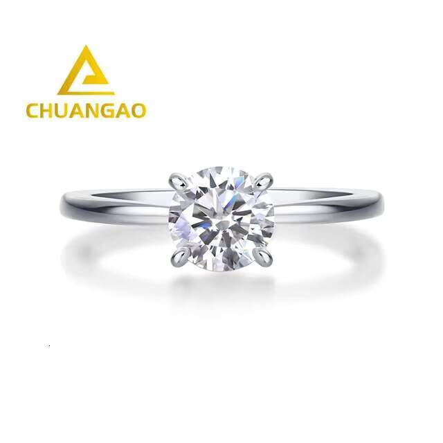 925 Silver Ring Moissanite Ring Moissanite Engagement Ring for Women