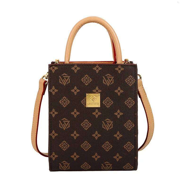 Women's Bags Designer Classic Minimalist Crossbody Bag Women High-End Leather Tote Vintage Design Solid Color Fashionable Commuter Shoulder Purse