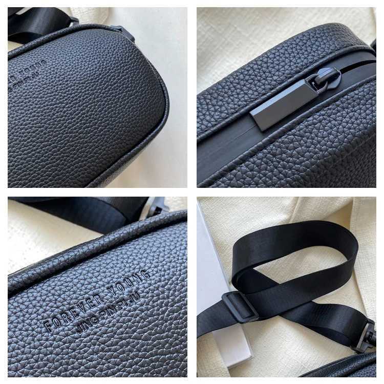 New Korean Fashion Crossbody Bags Women Men Unisex Purses and Handbags Leather Simple Bag Shoulder Bag Female School Bag Y250719