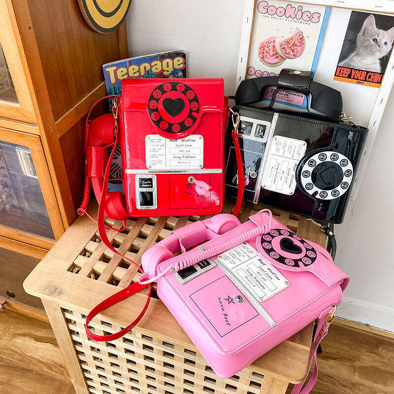 New Fashion Creative Fun Simulated Digital Telephone Cute Quirky Personality Crossbody Bag