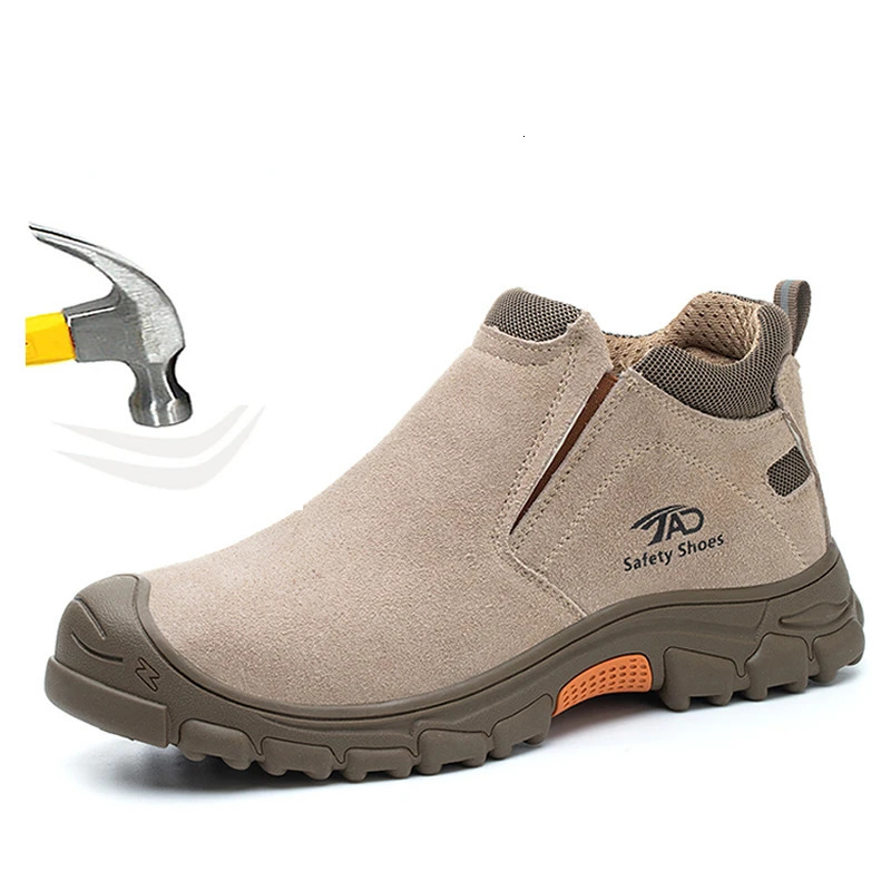 Low Cut Welding Safety Boots for Men Anti-smashing Construction Work Shoes Puncture Proof Indestructible Shoes Safety Work Boots 250717