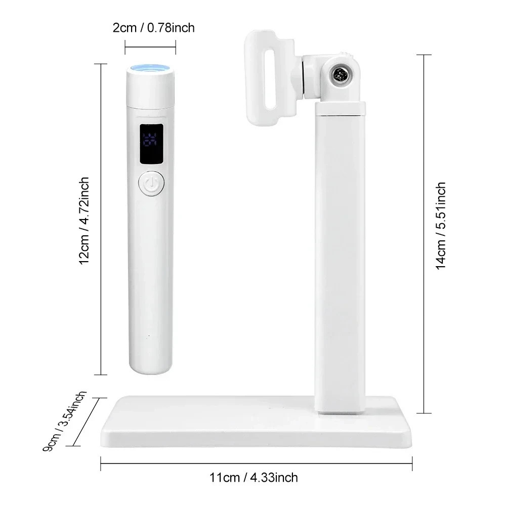 Professional Nail UV LED Lamp Desk With Display Rechargeable Portable Mini Nail Dryer Stand UV Lamp for Nails Art Removable 250716
