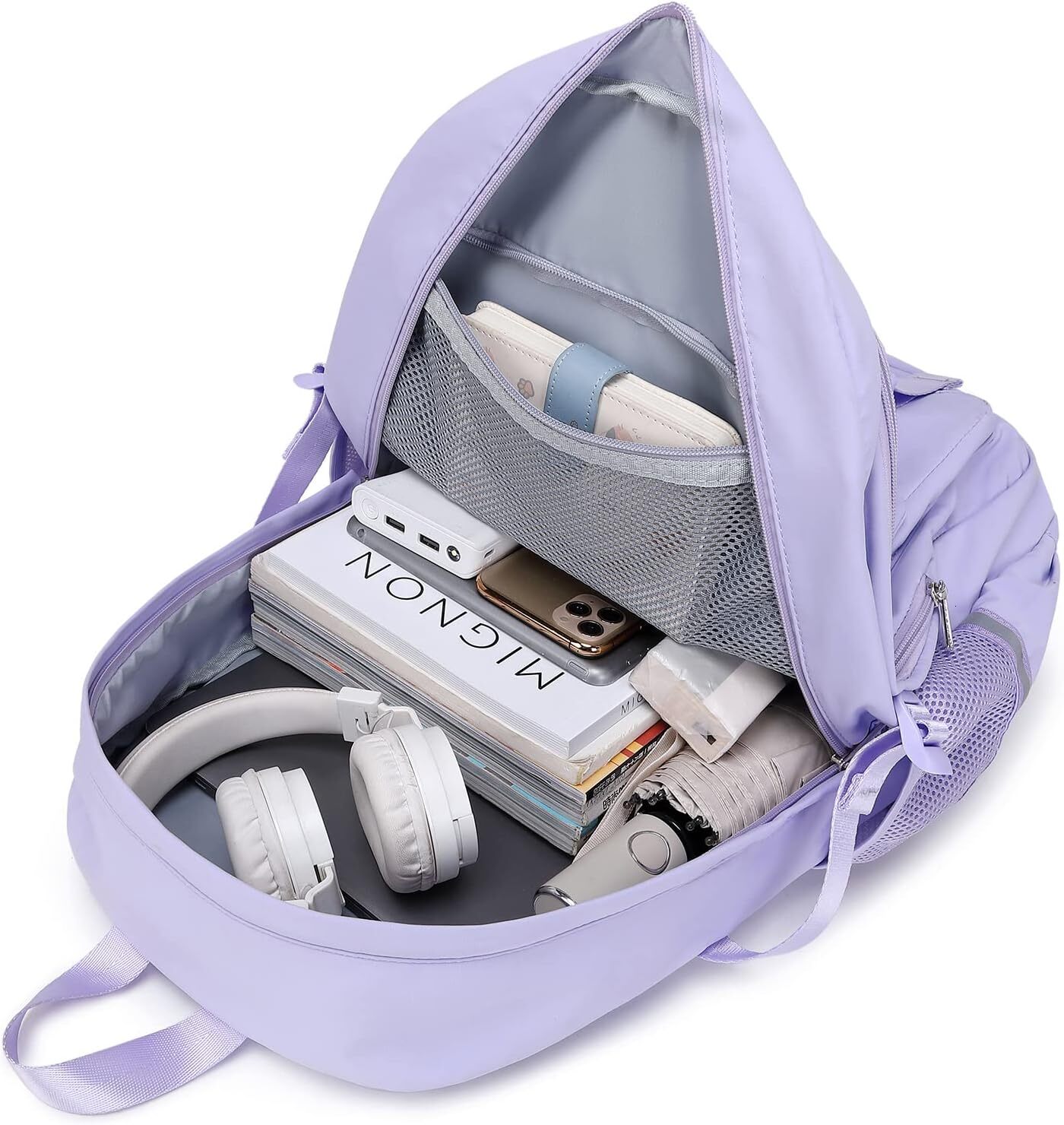 DHYMX abshoo Big designer bag Student Laptop Backpack For College Women Middle High School Teen Girls Bookbag Travel Daypack (Purple)