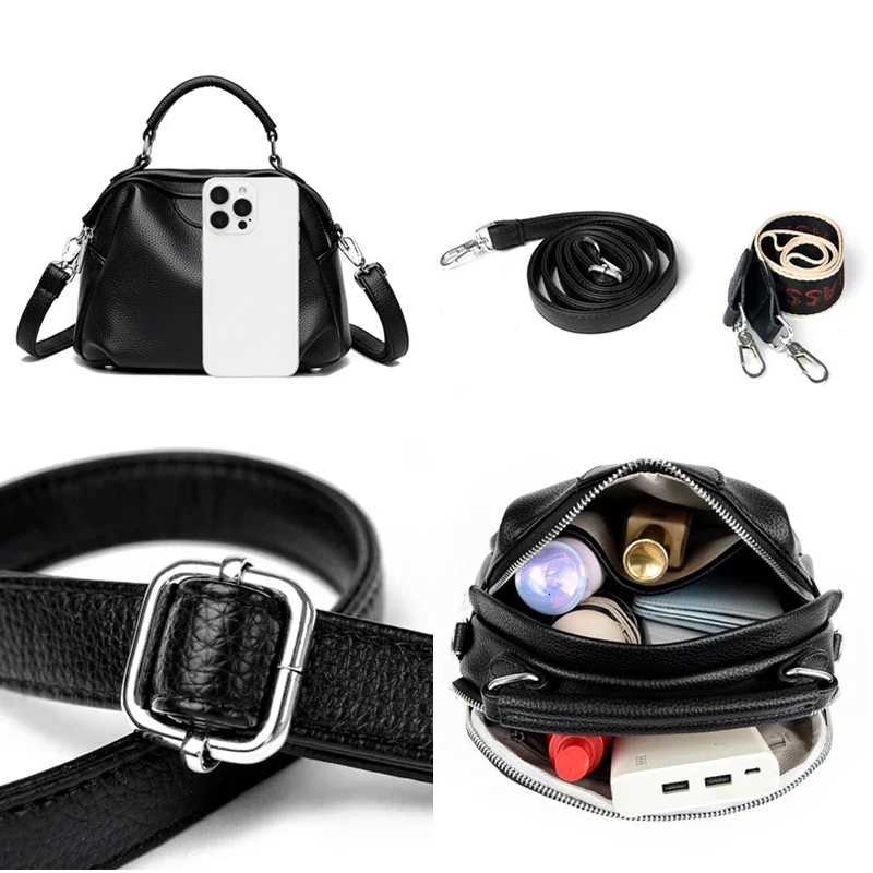 High Quality Soft Leather Tote Bag Fashion Women Shoulder Messenger Bag Large Capacity Wear-resistant Bag Handbag Sac Y250719