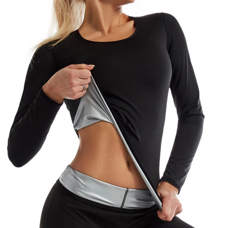 CHENYE Shirt Women Long Short Sleeve High Compression Sweating Workout Top Body Shaper Tummy Slimming Control Vest Athletic Tees 250716