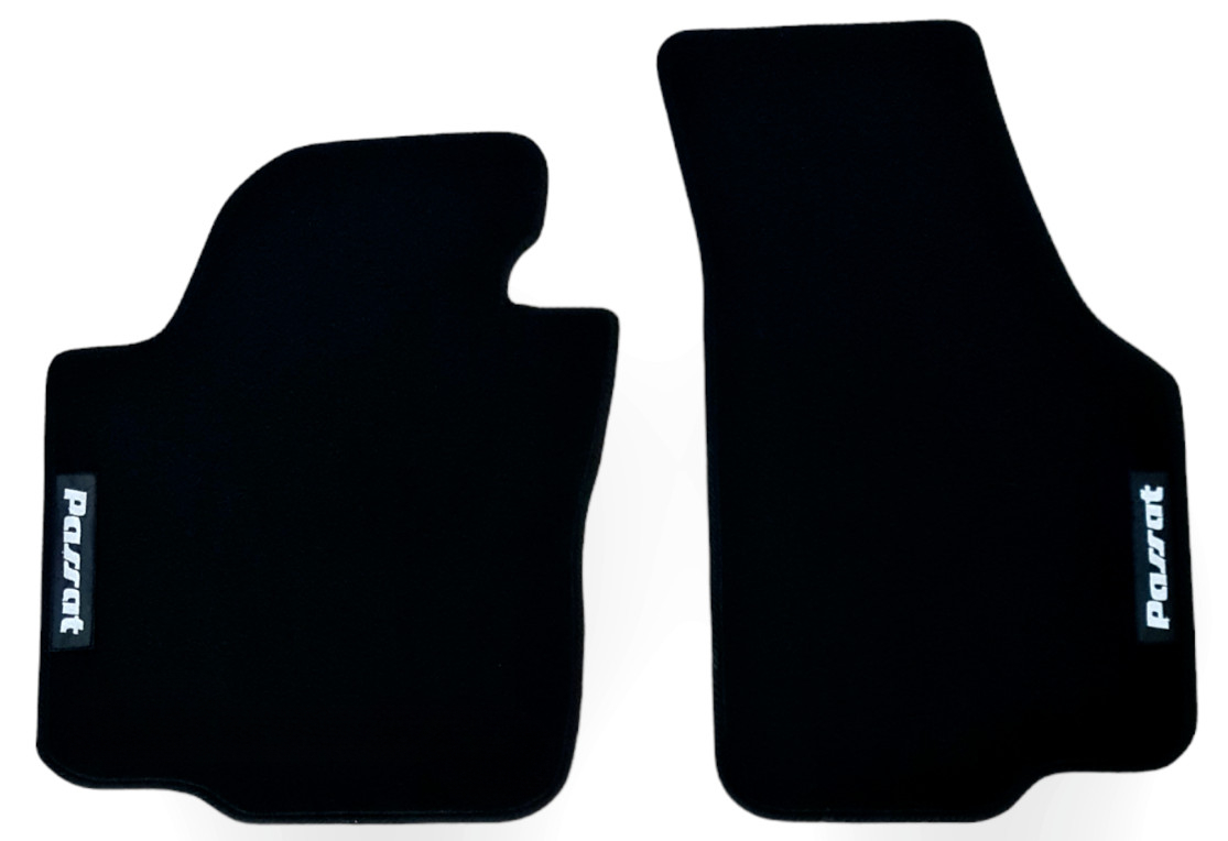 Front Car Floor Mats Velour For VW Passat SE Waterproof Black Carpet Auto Liners