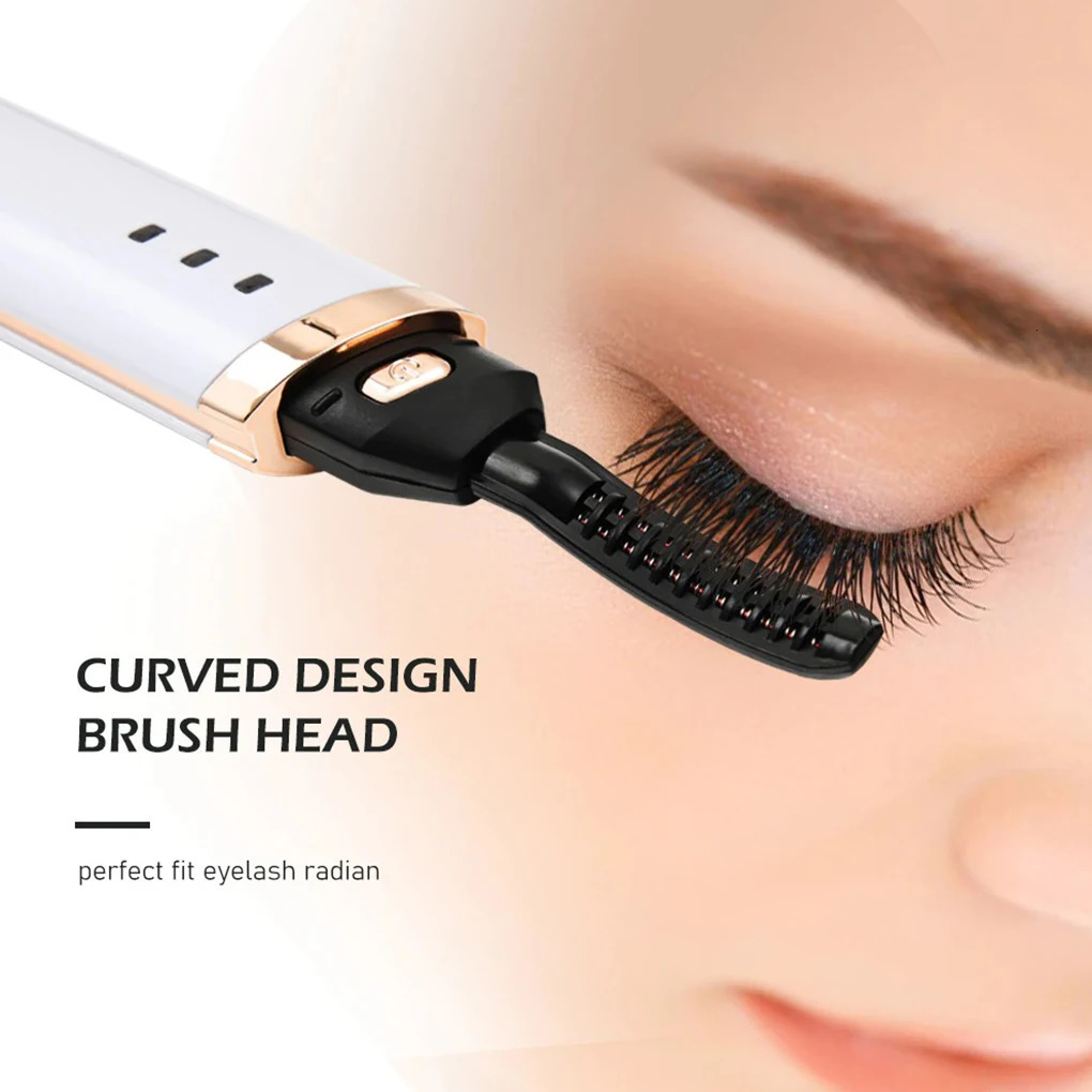 3 Gear Adjustable Heating Eyelash Curler Electric Beauty Makeup Anti-scald Eyelashes Curling Portable Lashes Make Up 250716