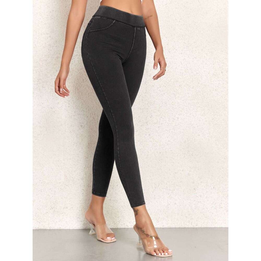 2025 New Women's Summer Slim Fit High Waist Thin Plus Size Jeans