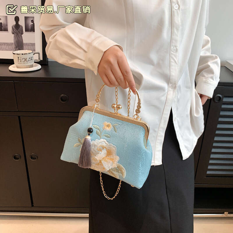 Crossbody Fresh Summer Hanfu Ancient Handheld Cheongsam Bag Chinese Style Republic of China Embroidery