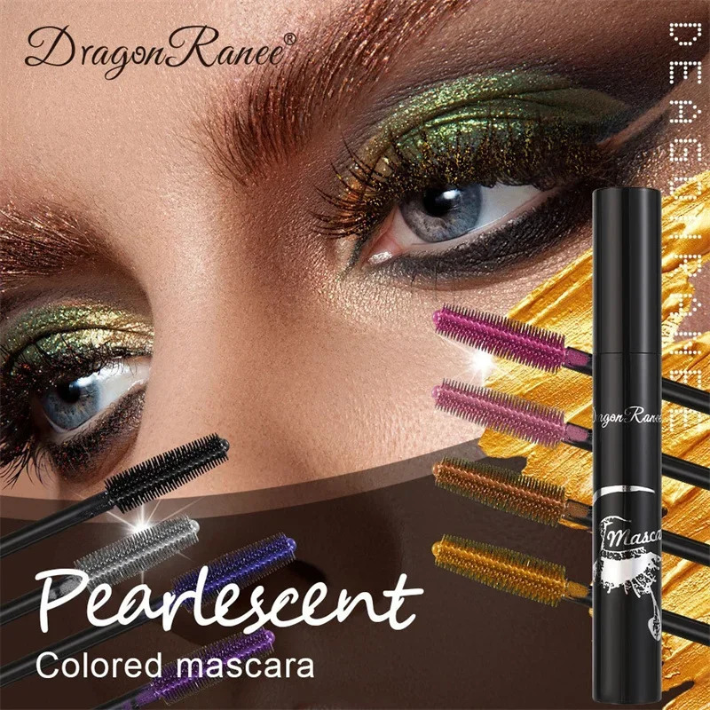 Fashion Gold Purple Mascara Makeup 4D Silky Natural Long Lash Cream Waterproof Mascara Extension Thick Lasting Curling Mascara 250717