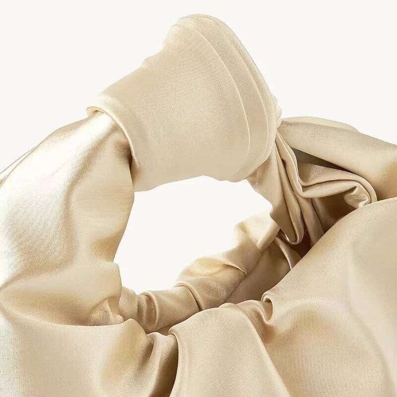 Women's Bags Designer INS Women Small Handbag Shoulder Party Clutch Satchel Ladies Pu Leather Messenger Fashion Ruched Crossbody Bags