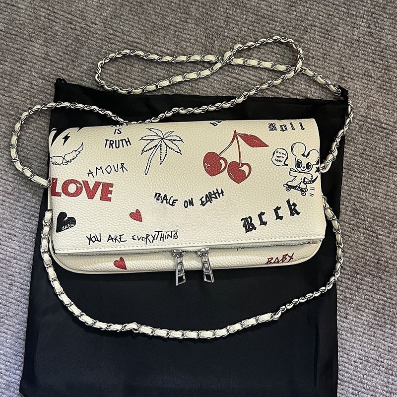 Black shoulder bag mens wallet tote handbag designer Women envelope bag Genuine Leather Luxury High quality clutch Flip Chain Cross body bags