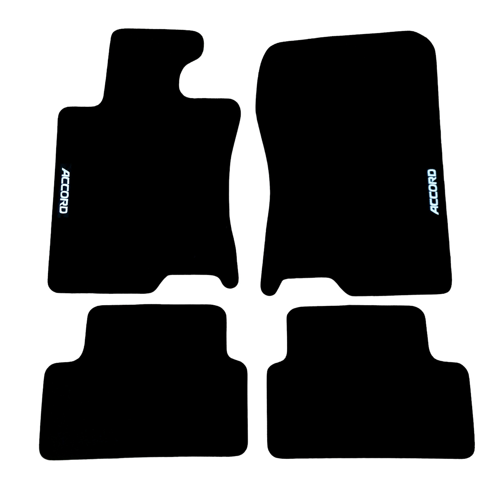 Car Floor Mats For Honda Accord Velour Waterproof Black Carpet Rugs Auto Liners
