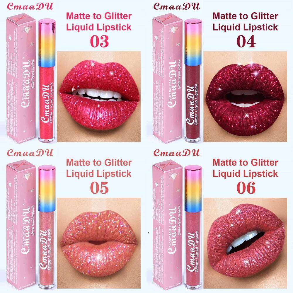 CmaaDu 1pcs Liquid Lipstick Lasting Lip Gloss Easy to Color Waterproof Non-stick Cup Does Not Fade Exquisite Gift X250720