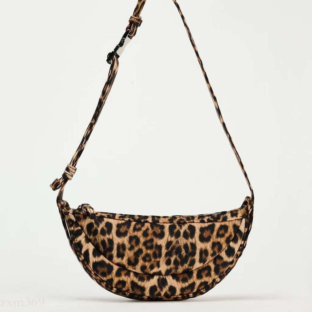 2024 Summer New Women's Bag Fashion Trendy Animal Leopard Print Single Shoulder Casual Crossbody Handbag