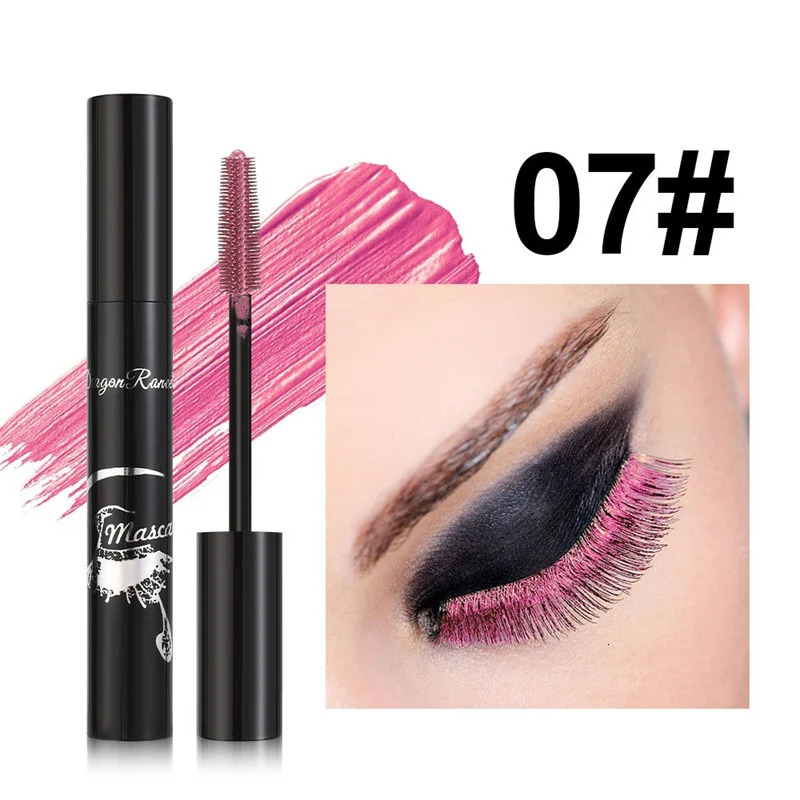 Fashion Gold Purple Mascara Makeup 4D Silky Natural Long Lash Cream Waterproof Mascara Extension Thick Lasting Curling Mascara 250717