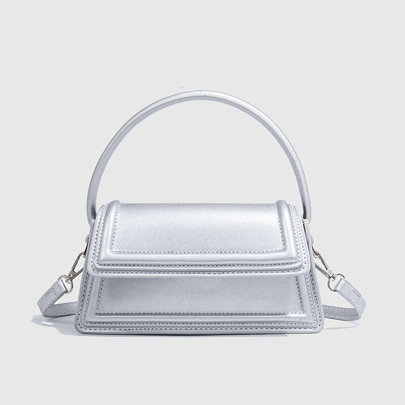 Leather Bag Bucket Bag Tote Bag Women S New Brown City Crossbody Handheld Shoulder Flap Small Square Bag Light Luxury