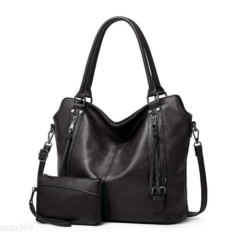 Handheld Tote Fashionable Large Capacity Crossbody Shoulder Soft Leather Women's Underarm Bag