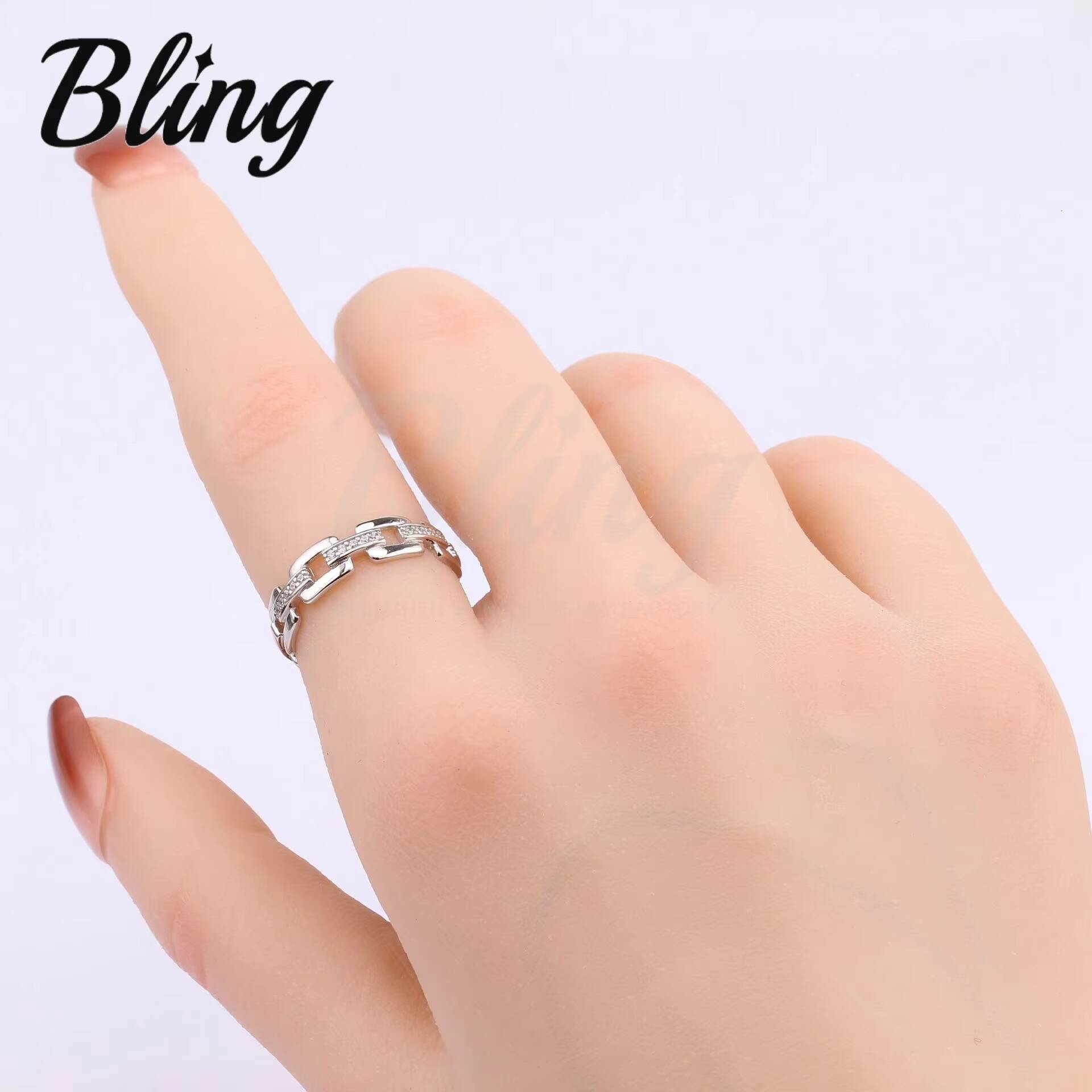 BLING Wholesale Jewelry Men Women 14k 18k Gold Plated Moissanite Lab Diamond Ring 925 Sterling Silver Bands Engagement Gift Ring