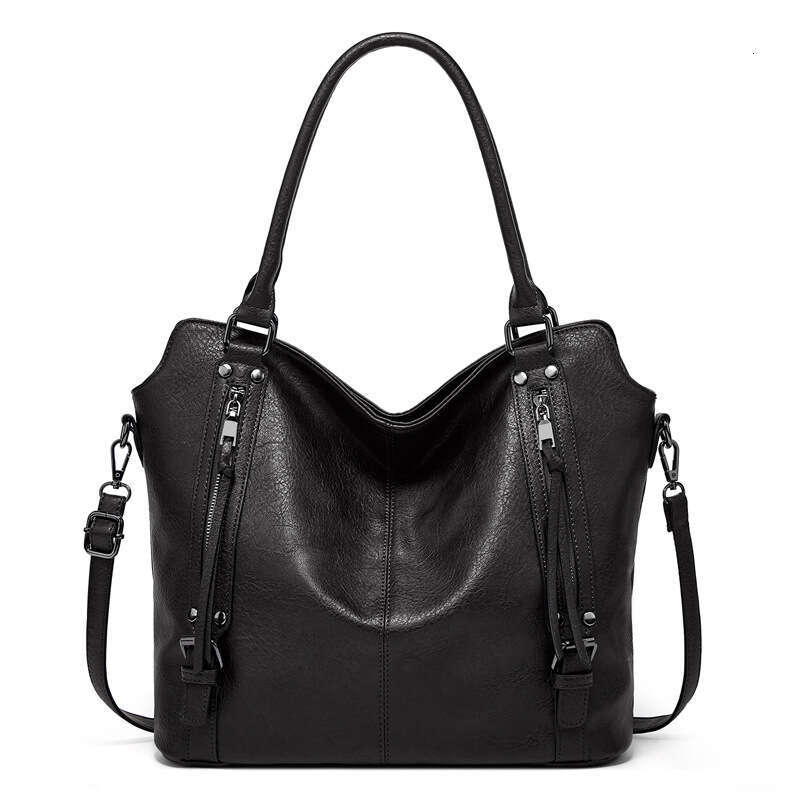 Handheld Tote Fashionable Large Capacity Crossbody Shoulder Soft Leather Women's Underarm Bag