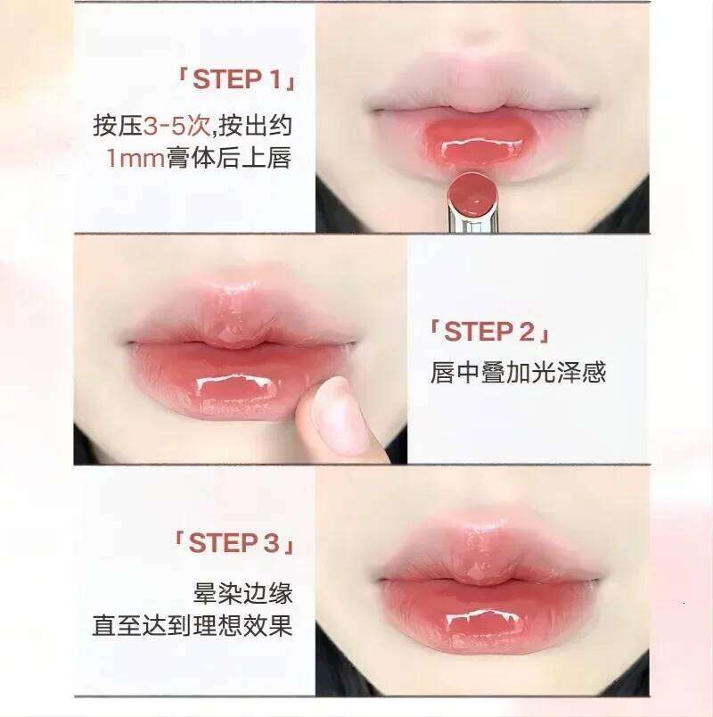 JudyDoll Original Genuine Water Shining Glass Lipstick Moisturizing Jelly Lip Glaze Natural Female Lipgloss Rare Makeup Beauty X25072