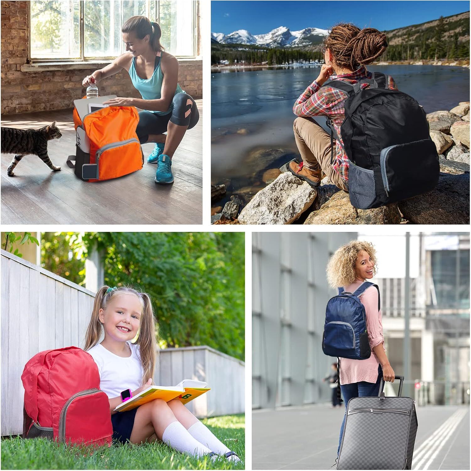 DHYMX Patelai 48 Pcs 17" Backpacks Bulk Kids Colorful Bookbags for Elementary Middle High School Boys designer bag Girls Charity Donate(Stylish C