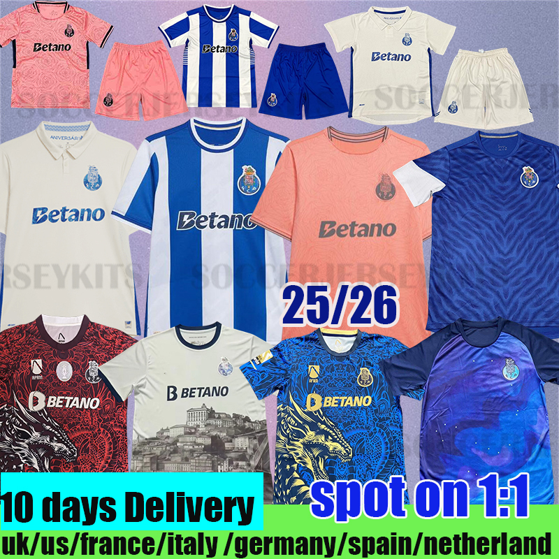 2025 2026 FC Portos soccer jerseys EVANILSON Dragon OTAVIO PEPE SERGIO OLIVEIRA MEHDI LUIS DIAZ MATHEUS VITINHA kids kits football shirts