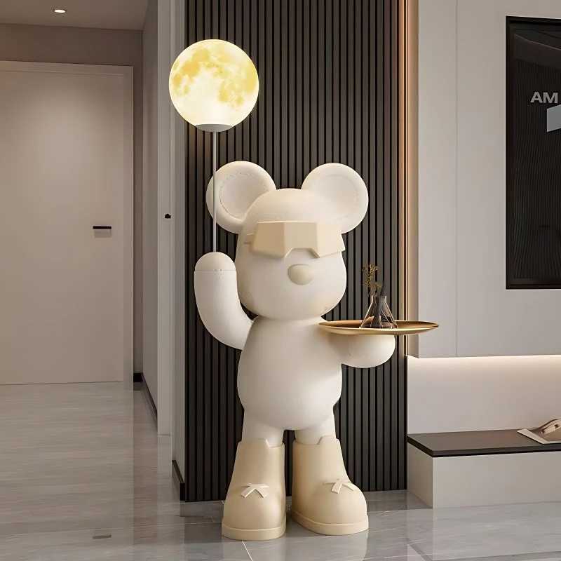 New Violent Bear Large Ornaments Living Room Decoration Light Luxury Large Floor Statues for Decoration Sculptures Decor L250714