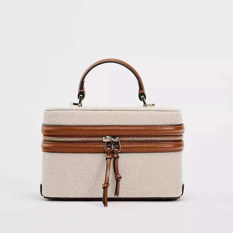 New Women's Retro Versatile Shoulder Crossbody Large Capacity Handheld Small Square High-end Box Bag