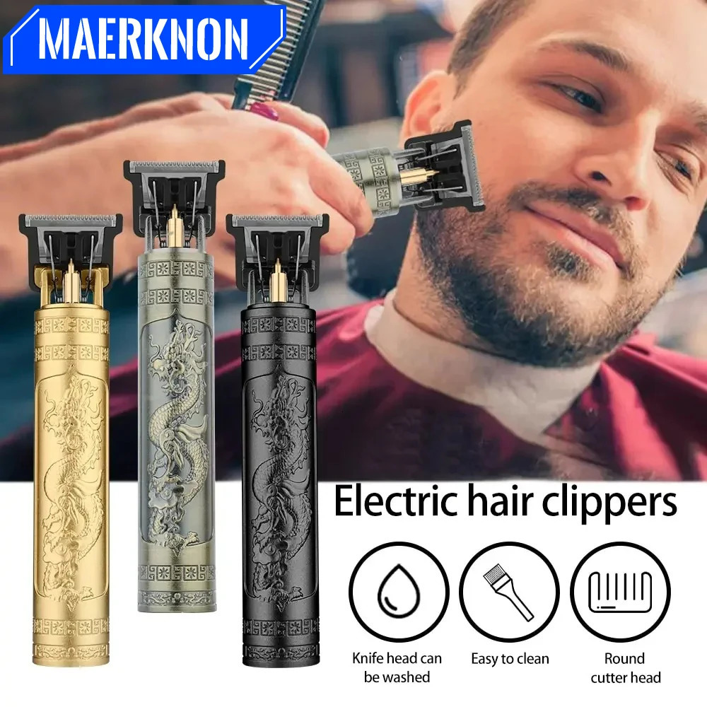 T9 USB Electric Hair Clipper Machine Rechargeable Man Shaver Trimmer Barber Technical Beard For Men Care Cutting 250716