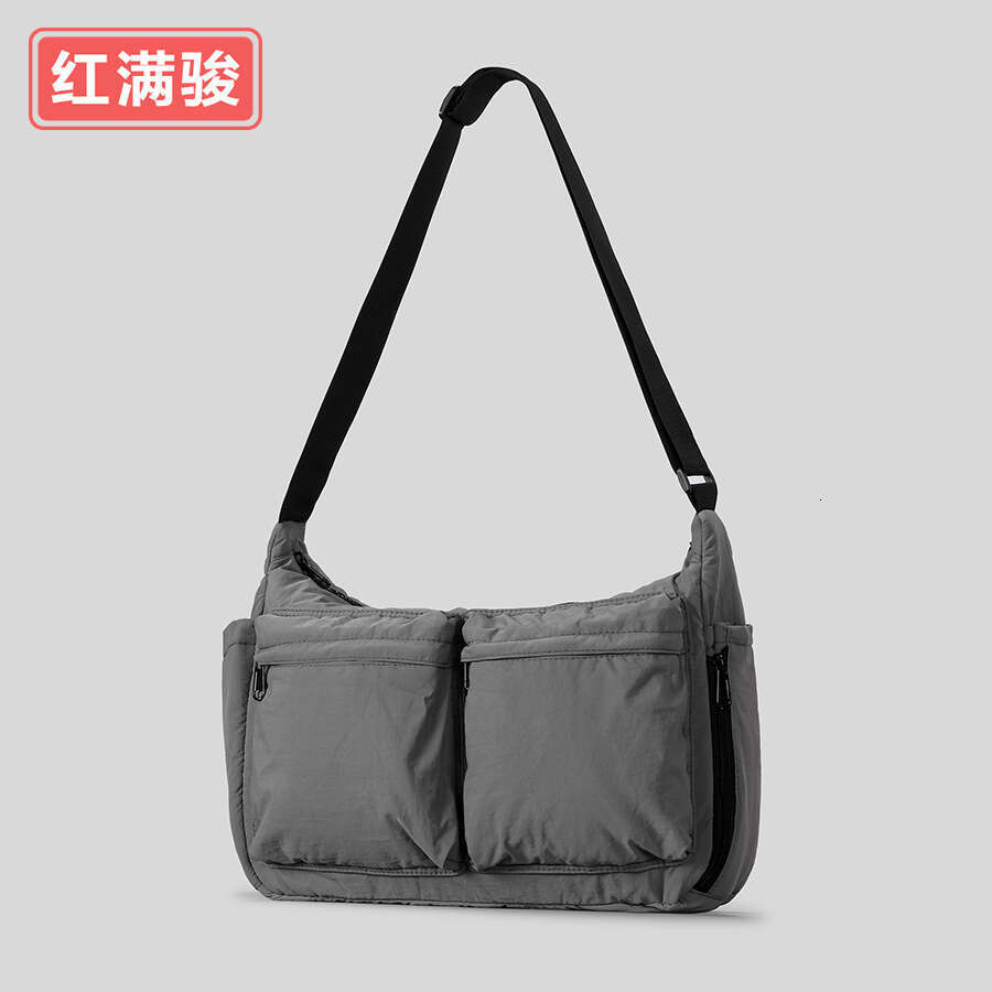 Fashion Casual Single Shoulder Water-Resistant Backpack Unisex Student Messenger Lightweight Commuter Crossbody Bag