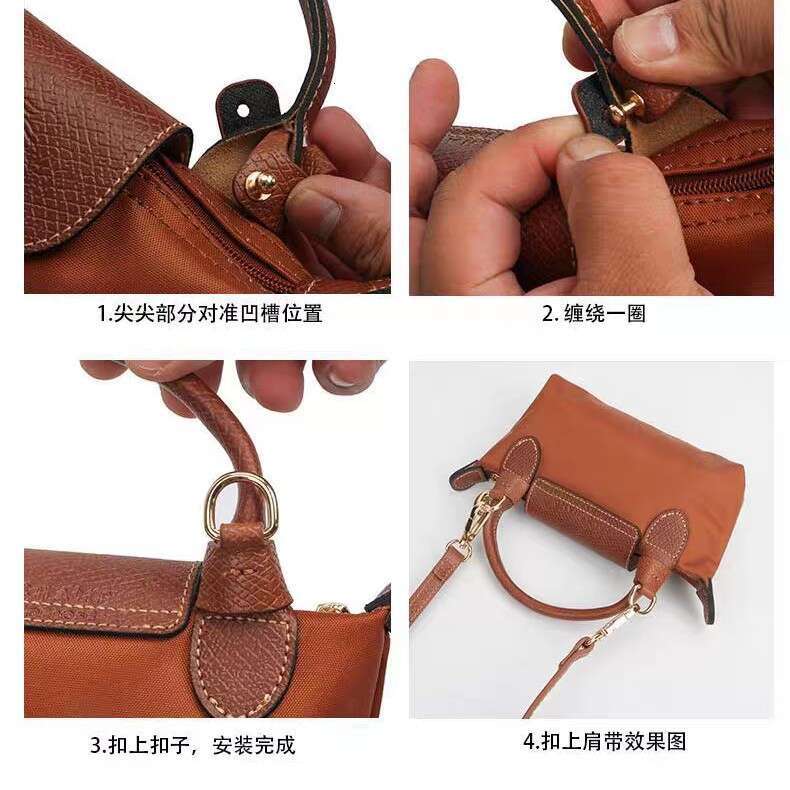 French High Edition Dragon Embellished Dumpling Short Handle Tote Bag Mini Crossbody Women's Coin Purse