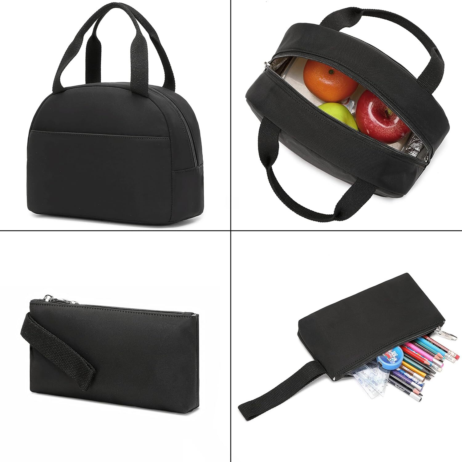 YMX 785 706 with Lunch Box Anime Bookbag School Bag Kawaii Backpack Set for Teen Girls