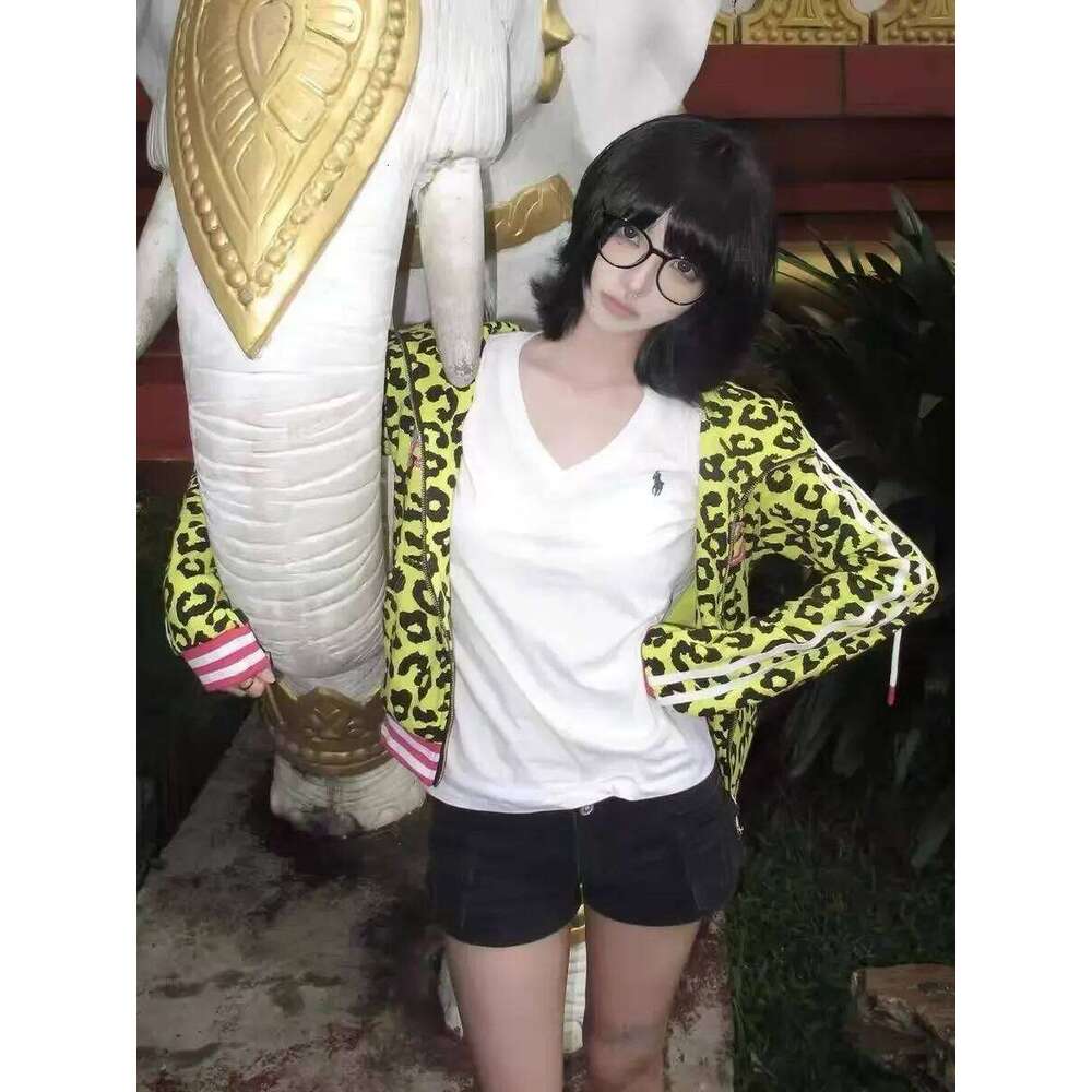 Leopard Print Zip-Up Hoodie Haruku Casual Clothing Outerwears Women's Sweatshirt New Style Outdoor Clothes Woman Sweatshirts