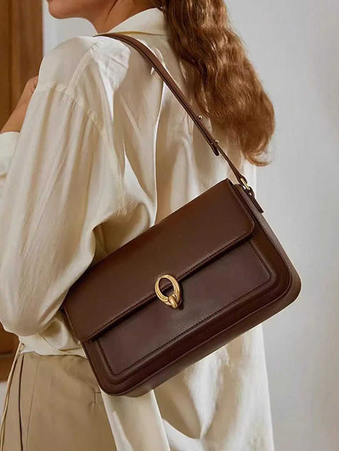 womens 2024 new texture niche underarm bag crossbody shoulder bag Y250719