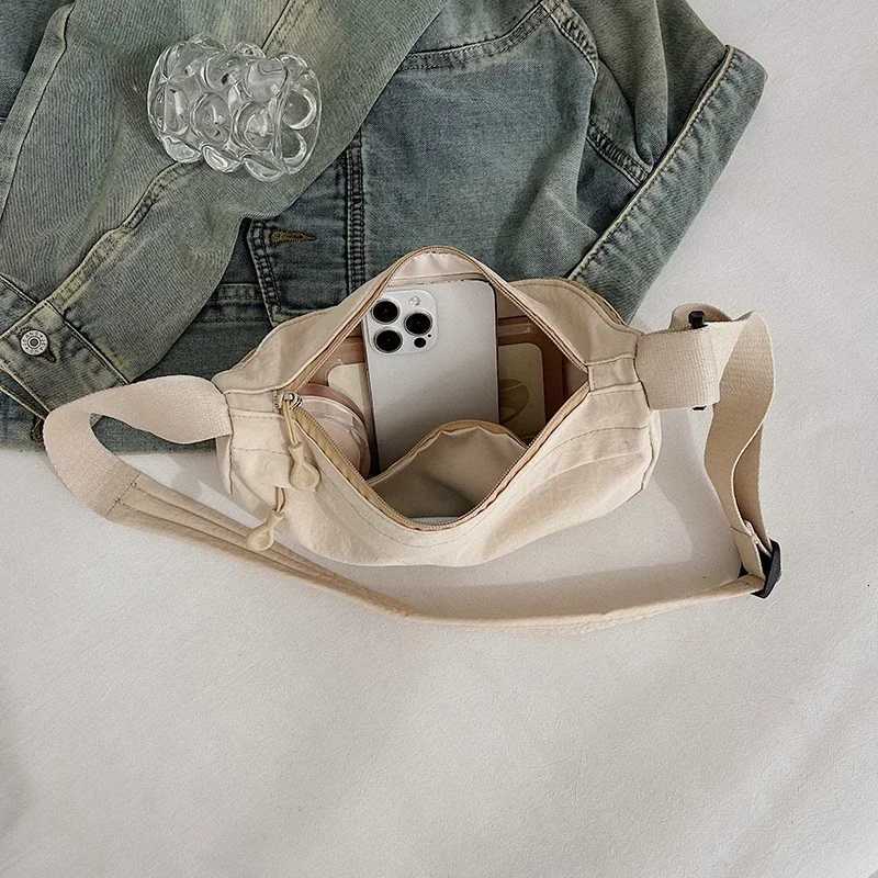 Womens Crossbody Bag Small Japanese Style Makeup Bag Large Capacity Messenger Bag Adjustable Strap Lightweight for Daily Casual Y250719