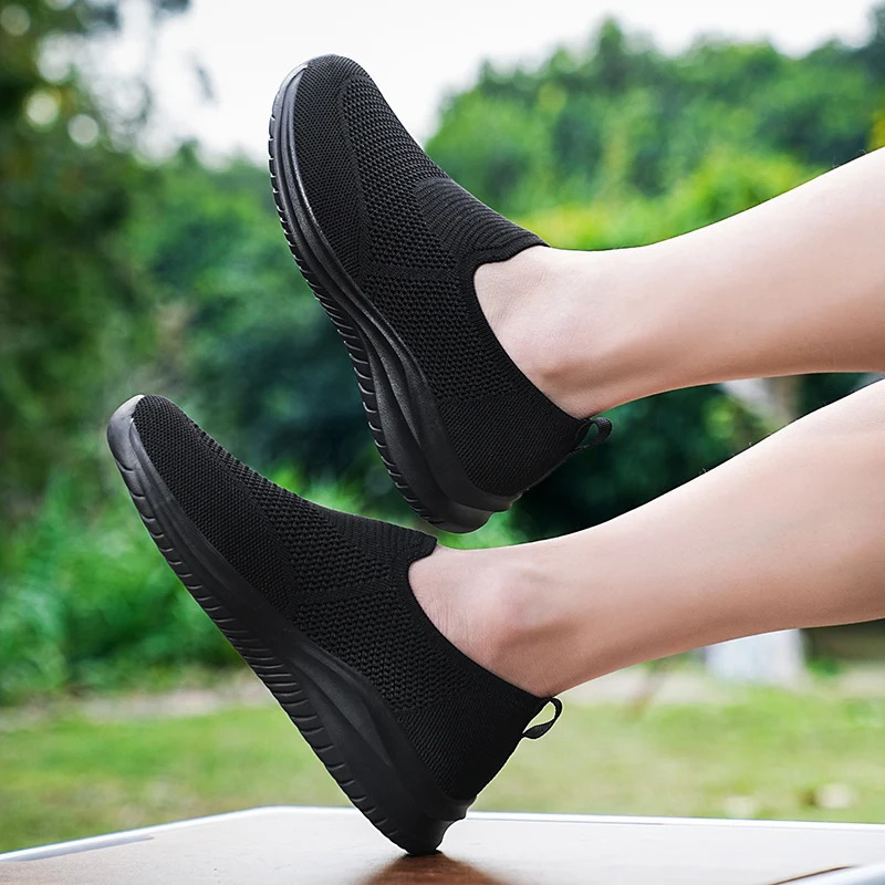 Mens Vulcanized Shoes Fashion Breathable Outdoor Mesh Casual Sneakers Lightweight Comfortable Men Tenis Masculino Walking Shoes 250716