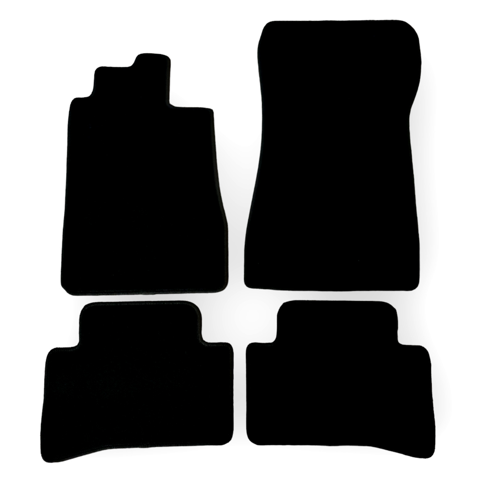 Velour Car Floor Mats For C Class W202 Auto Liners Waterproof Black New