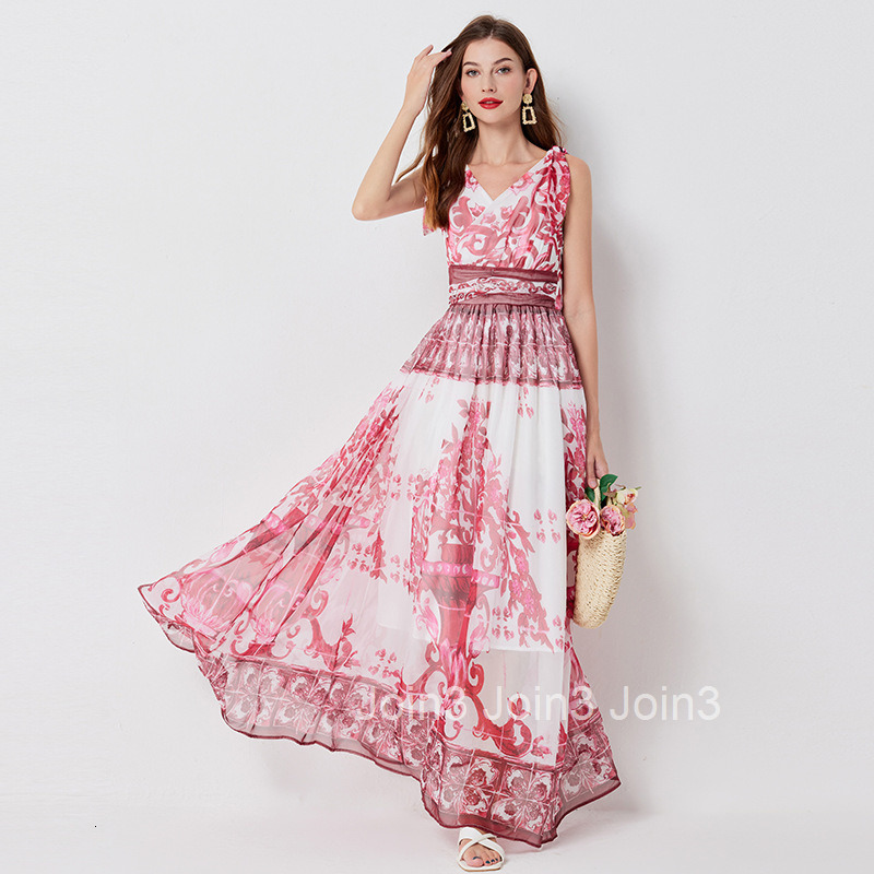 611 Womens Sexy V-neck Bow Tie Ruched Waist Slim Dress Flared A-line Skirt