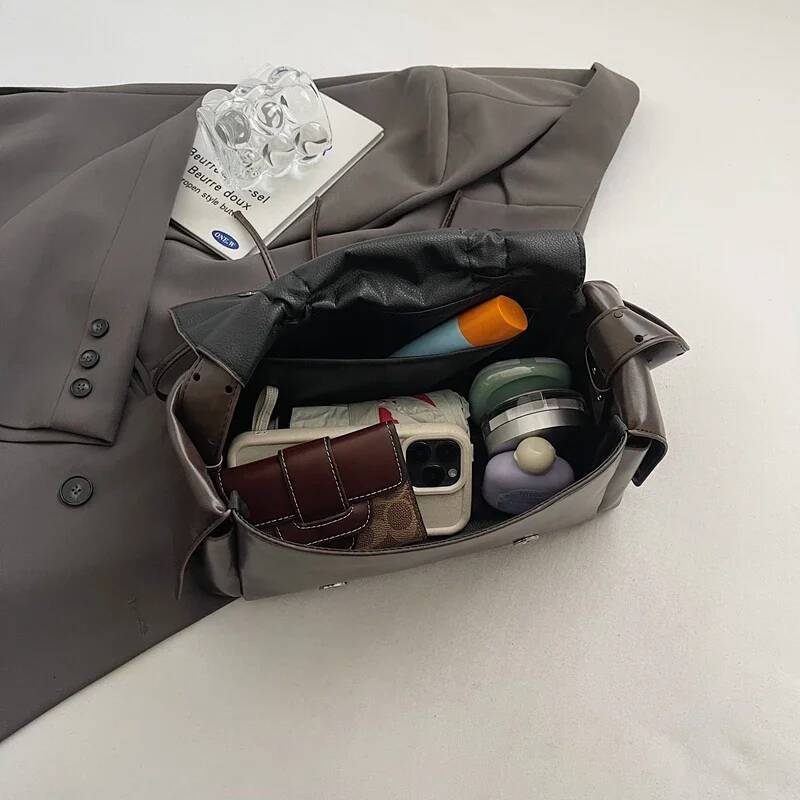 Brand Women Fashion Tote Bag Designer Female Large Capacity Handbag High Quality Leather Shoulder Crossbody bag Underarm satchel