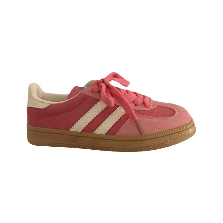 trendy shoes fashion sneaker Sports leisure board shoes for women small white shoes for female students Hong Kong style retro German training shoes ho