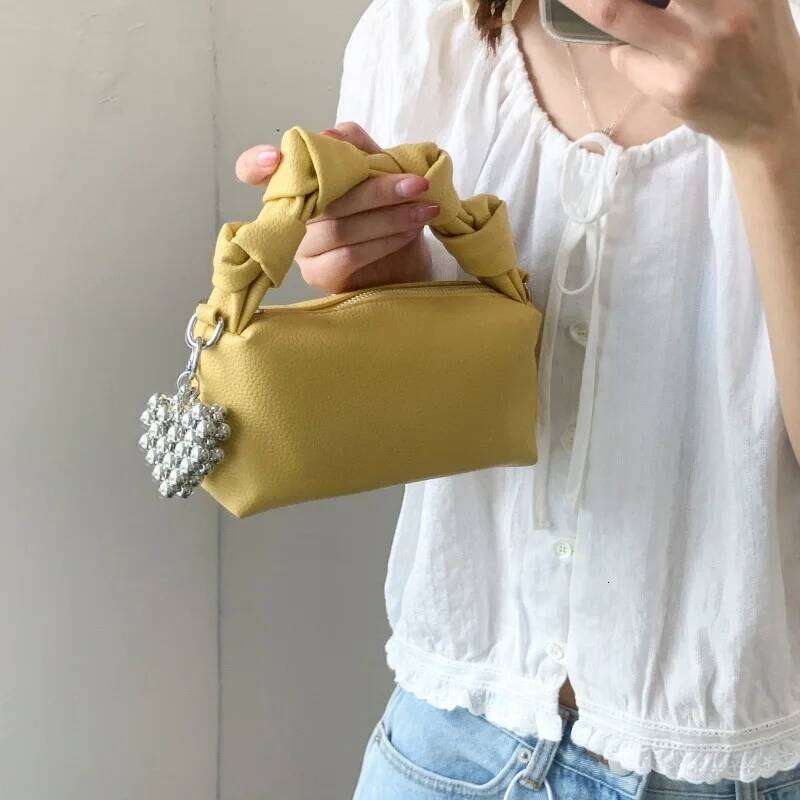 NEW Summer Soft Leather Pillow Women's Crossbody Bag Versatile Light Weight Casual Pure Color Handbag