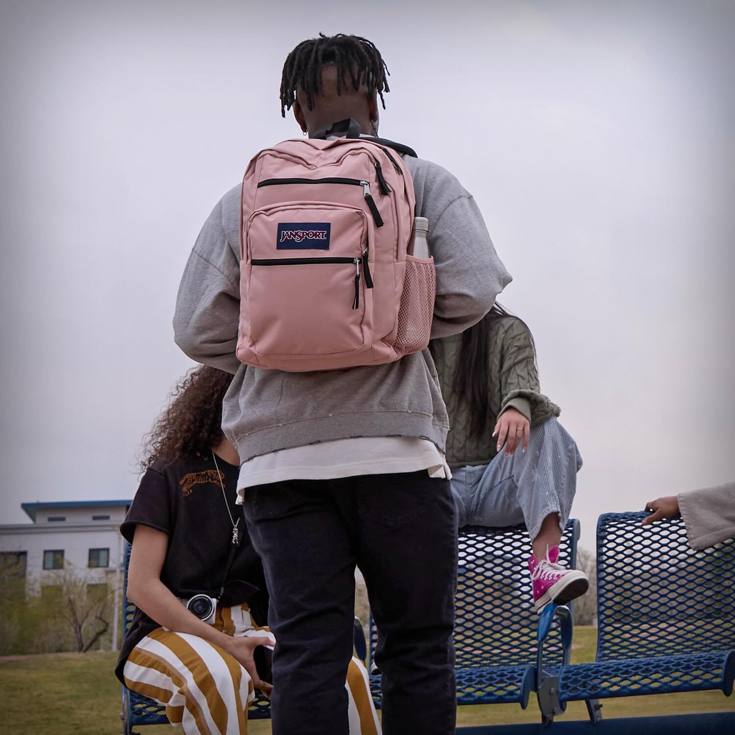 DHYMX JanSport Backpack Computer Bag with 2 Compartments, Ergonomic Shoulder Straps, 15 Laptop Sleeve, designer bag Haul Handle - Red Tape