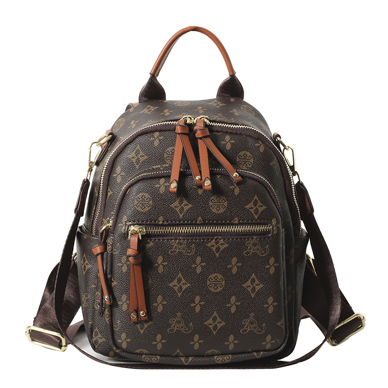 Backpacks fashion new backpacks retro printed letters large capacity travel three backpacks for women 2025