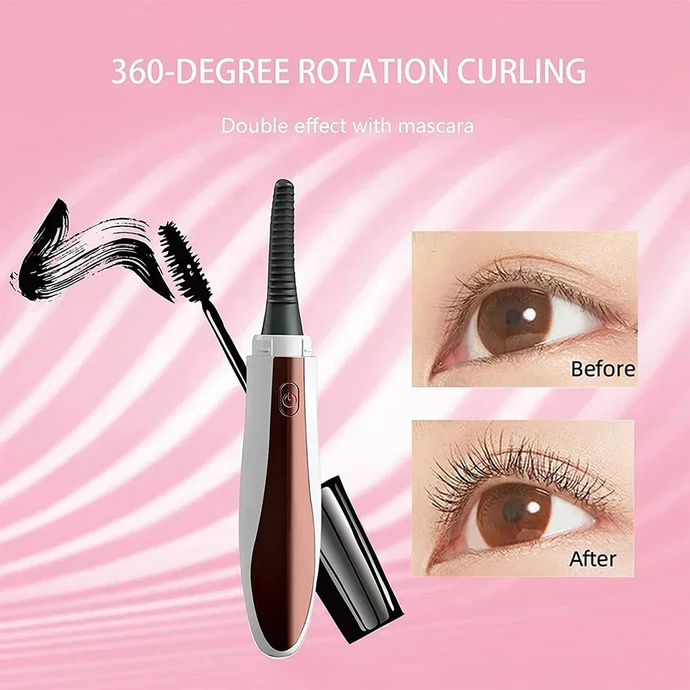 Electric Eyelash Curler Ironing Curler Rechargeable Electric Eye Lash Perm Eyelashes Clip Portable Makeup Care Long-lasting Curl 250716